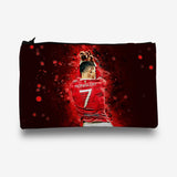 Traverse Ronaldo pencil pouch for boys & girls. Digitally printed on Fabric with both sides printed