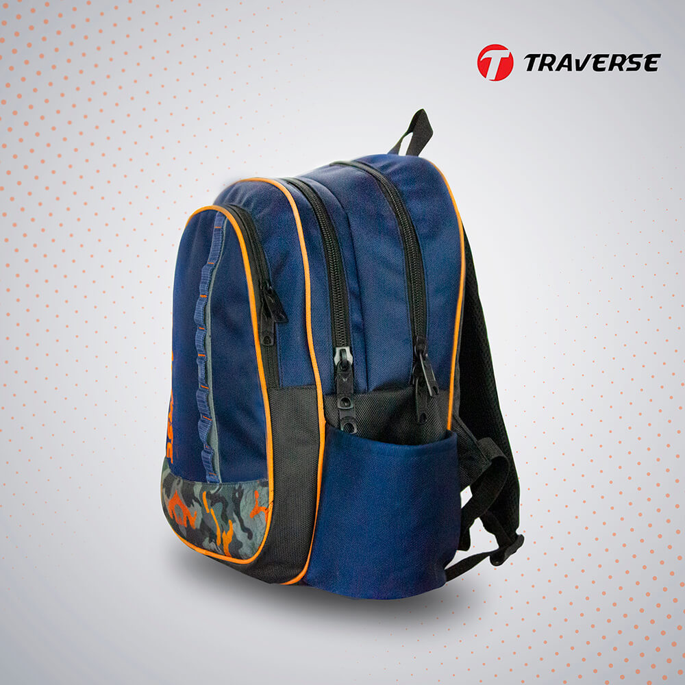 Traverse 2 Zipper Schools Backpack - Suitable for 1 to 3 Class