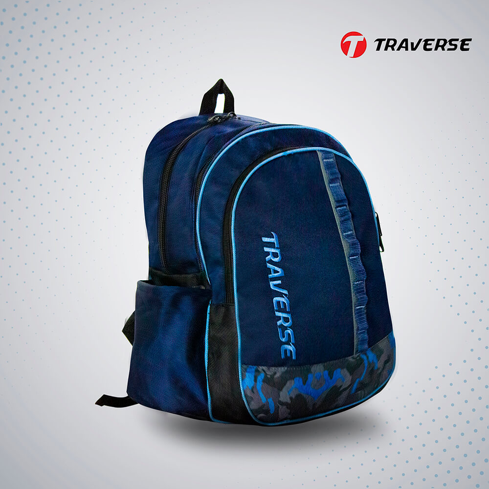 Traverse 2 Zipper Schools Backpack - Suitable for 1 to 3 Class