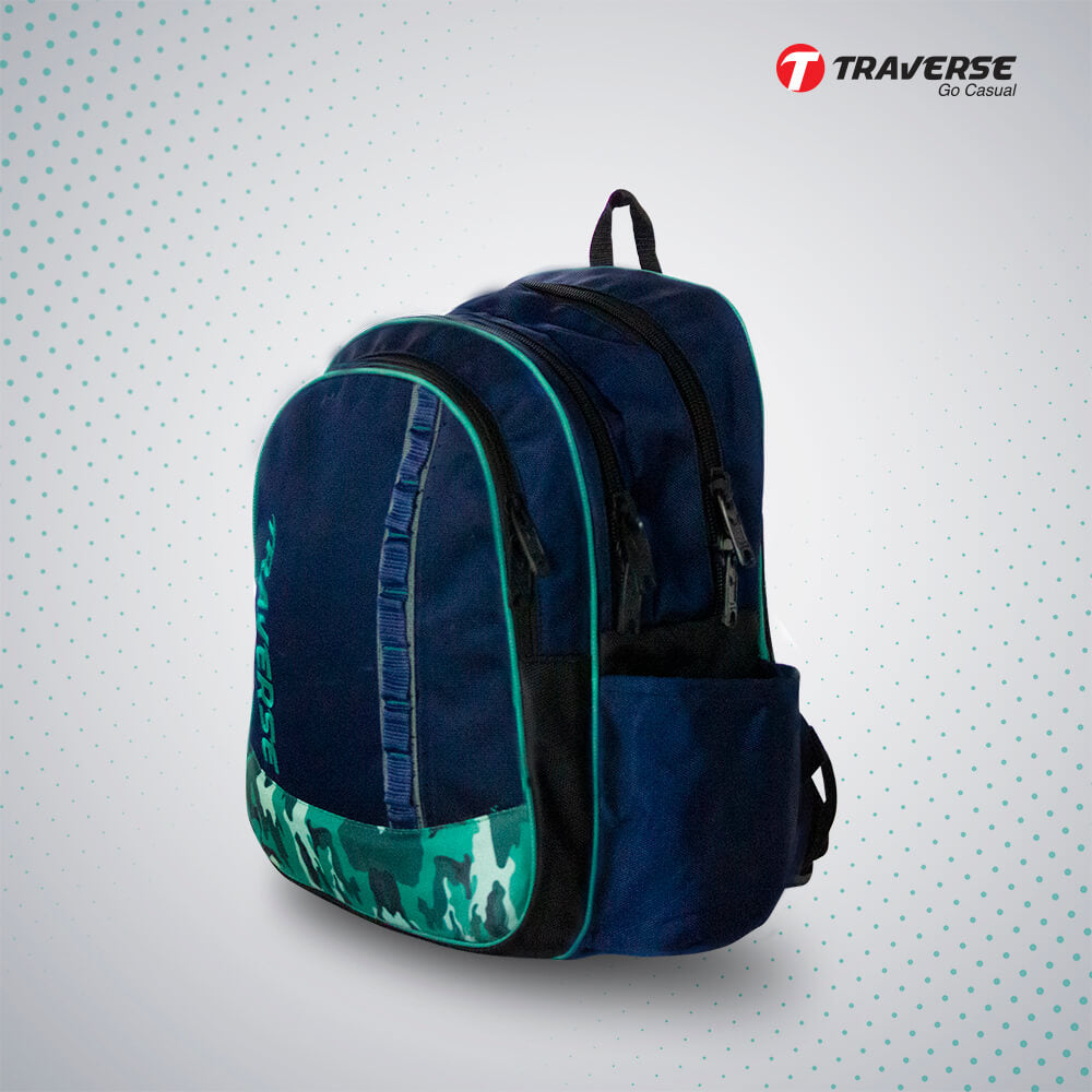 Traverse 2 Zipper Schools Backpack - Suitable for 1 to 3 Class