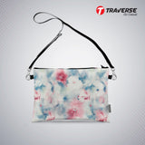 Girl Abstract design - Pouch (Digitally printed on Cloth) with shoulder strap