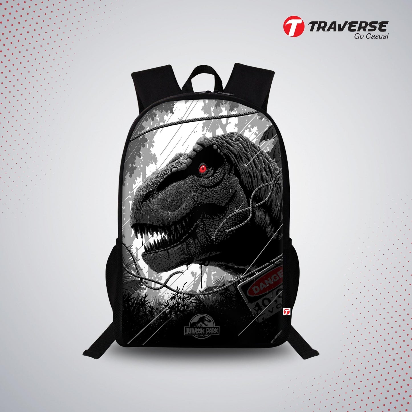 Dinosaur Roar Digital Printed Bag for Girls