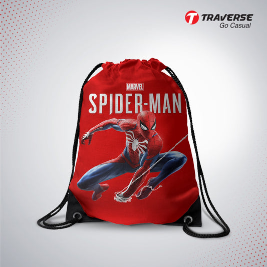 Spiderman Drawstring Bag