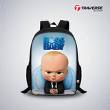 Baby Boss Digital Printed Backpack for Class 1 to 3