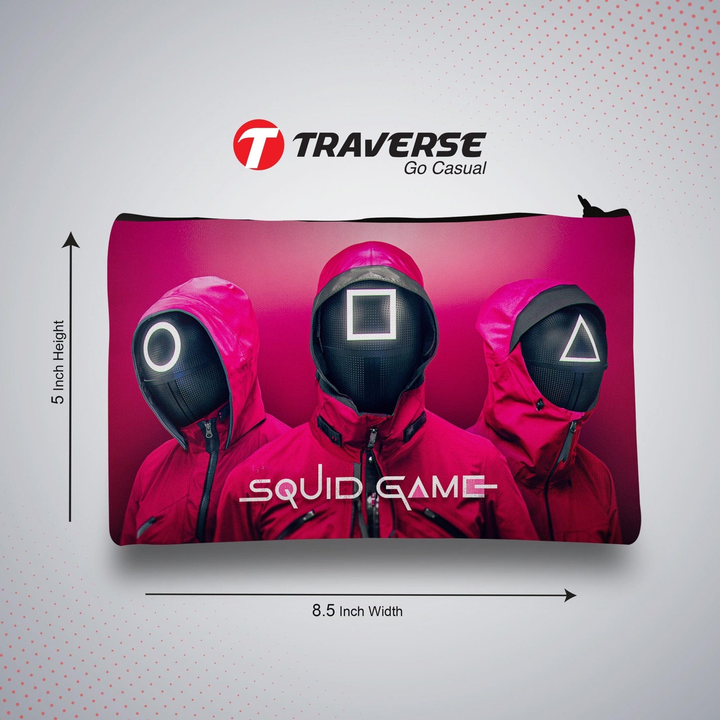 Squid Game Pencil Pouch (Digitally printed on Cloth)