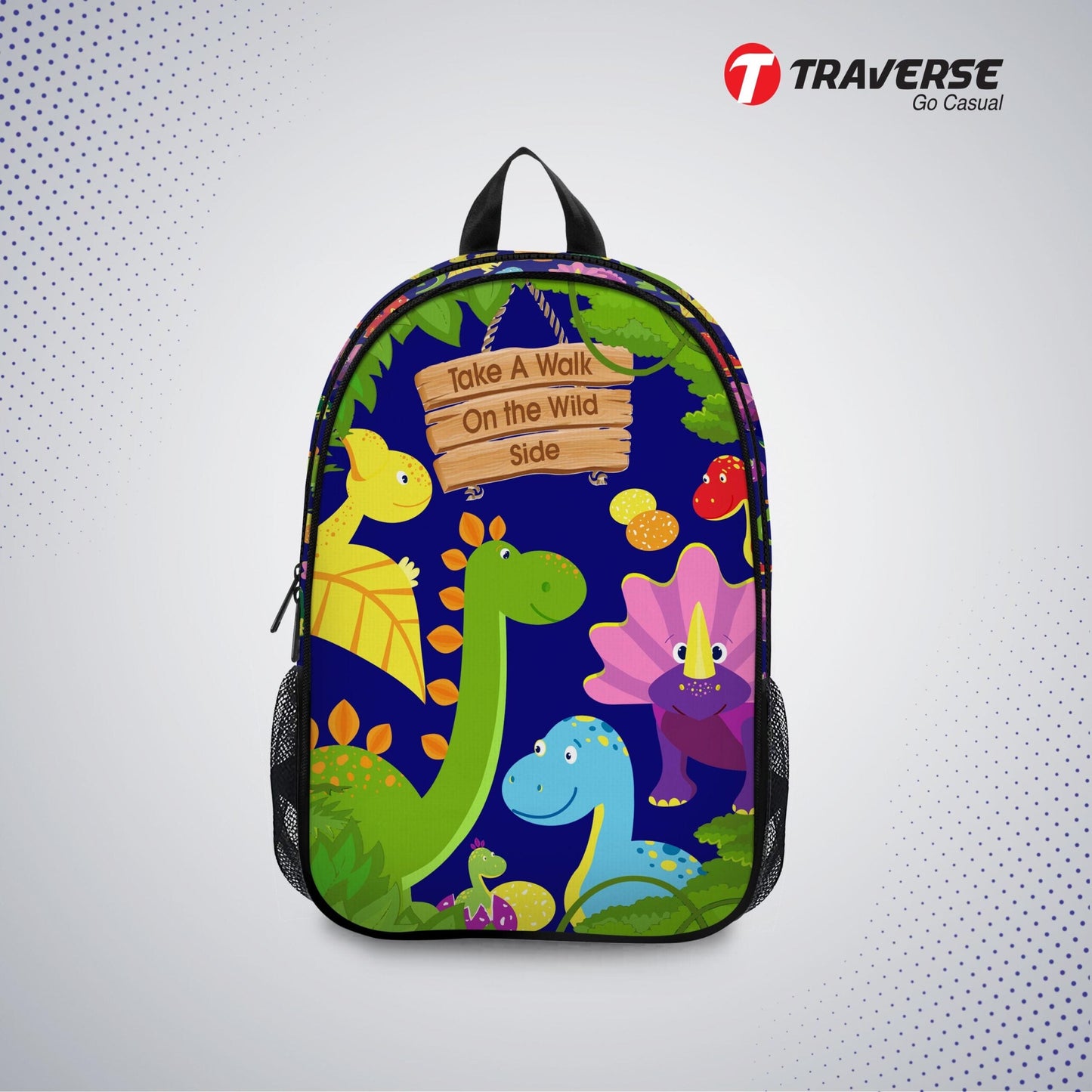 Kids Bag- Wild Jungle , Backpack for Kindergarten (KG), Pre-school classes. Allover printed
