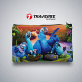 Rio Blue Pencil Pouch