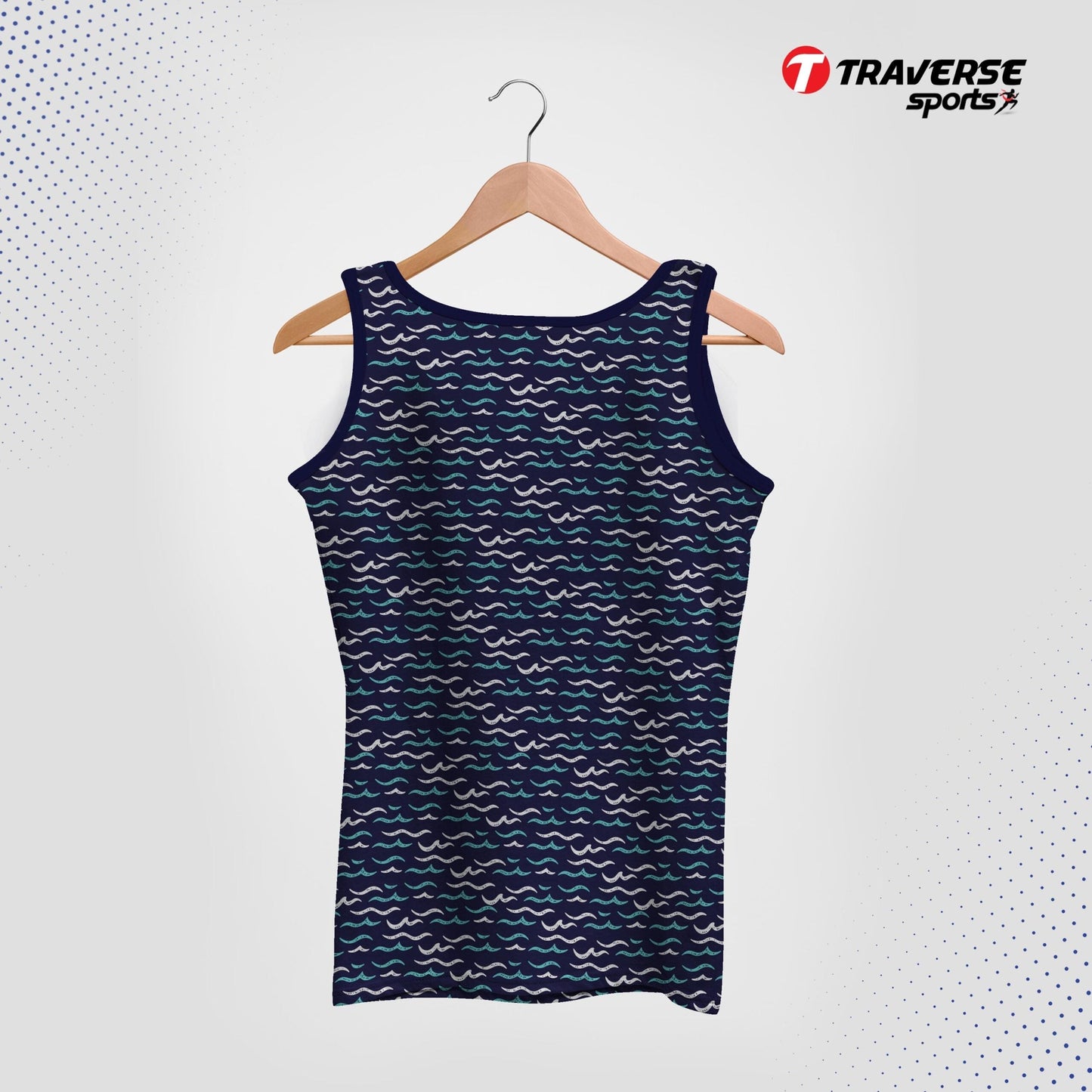 Digitally Printed Fashion Tank Top for Men by Traverse