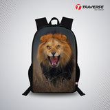 Lion Roar Digital Printed Bag for Girls