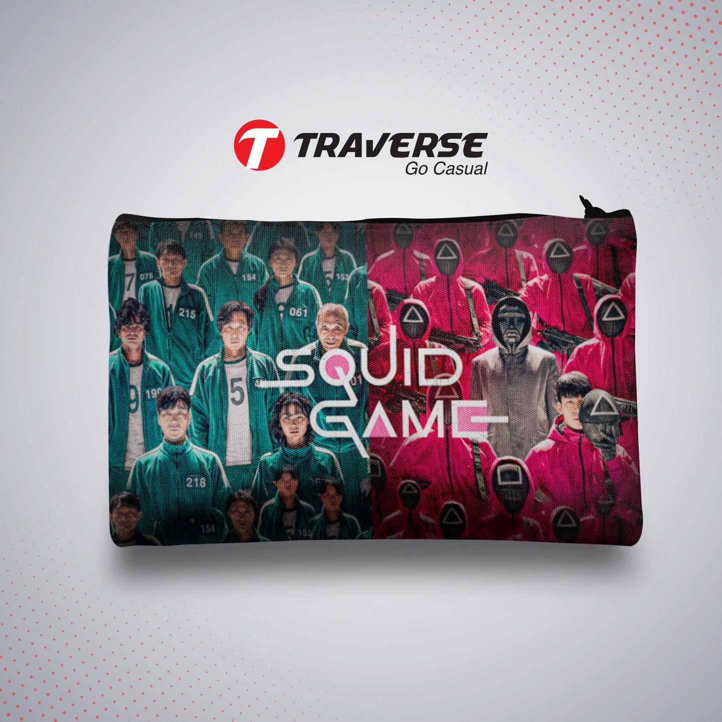 Squid Game Pencil Pouch (Digitally printed on Cloth)