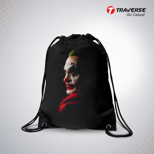Joker Digitally Printed Drawstring Bag