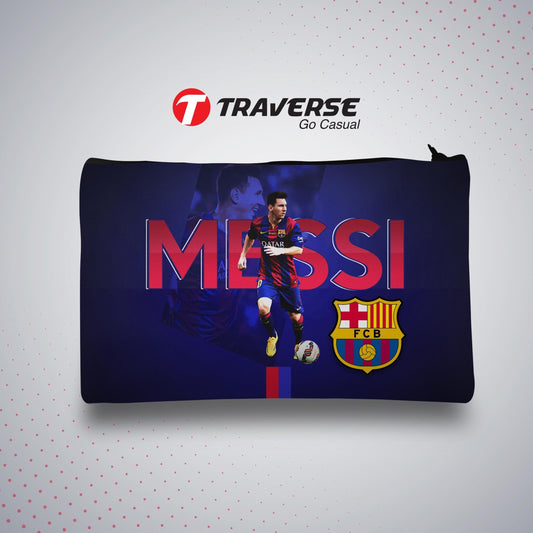 Messi FCB Pencil Pouch (Digitally printed on Cloth)