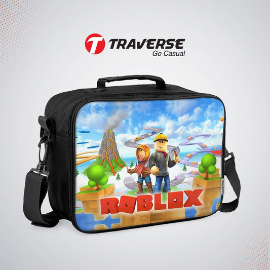 Roblox Lunch box for kids (Digitally printed on Cloth) by Traverse