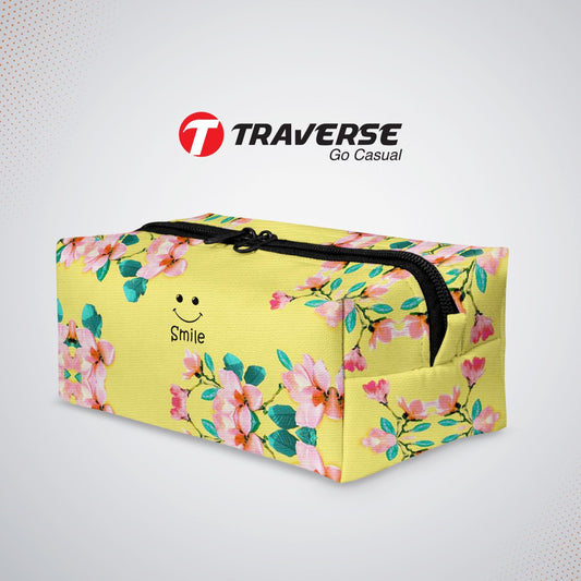 Floral Box Pouch (Digitally printed on Cloth)