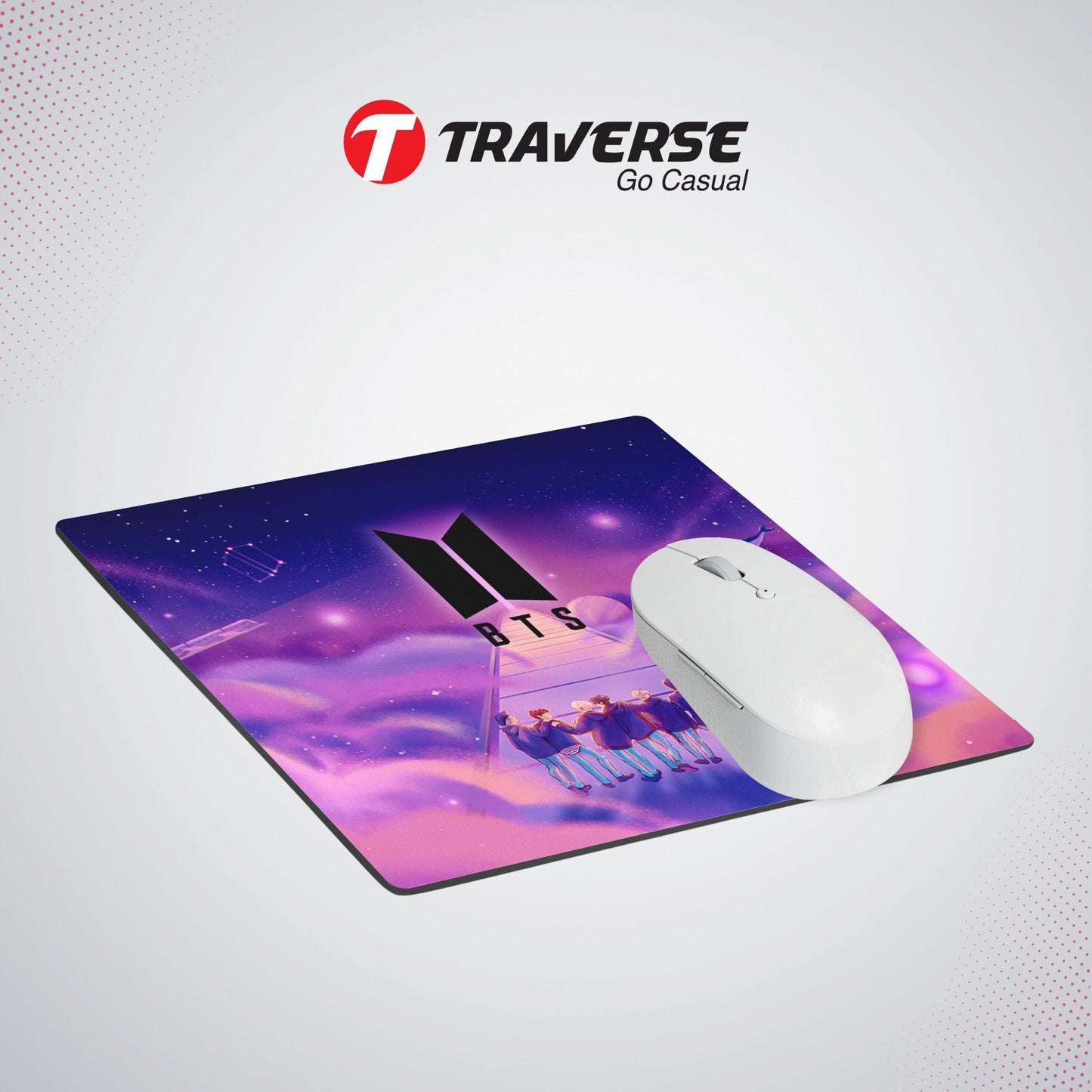 Digitally printed BTS Computer Mouse Pad