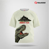Jurassic World Digitally Printed Fashion T-shirts for Kid's by Traverse