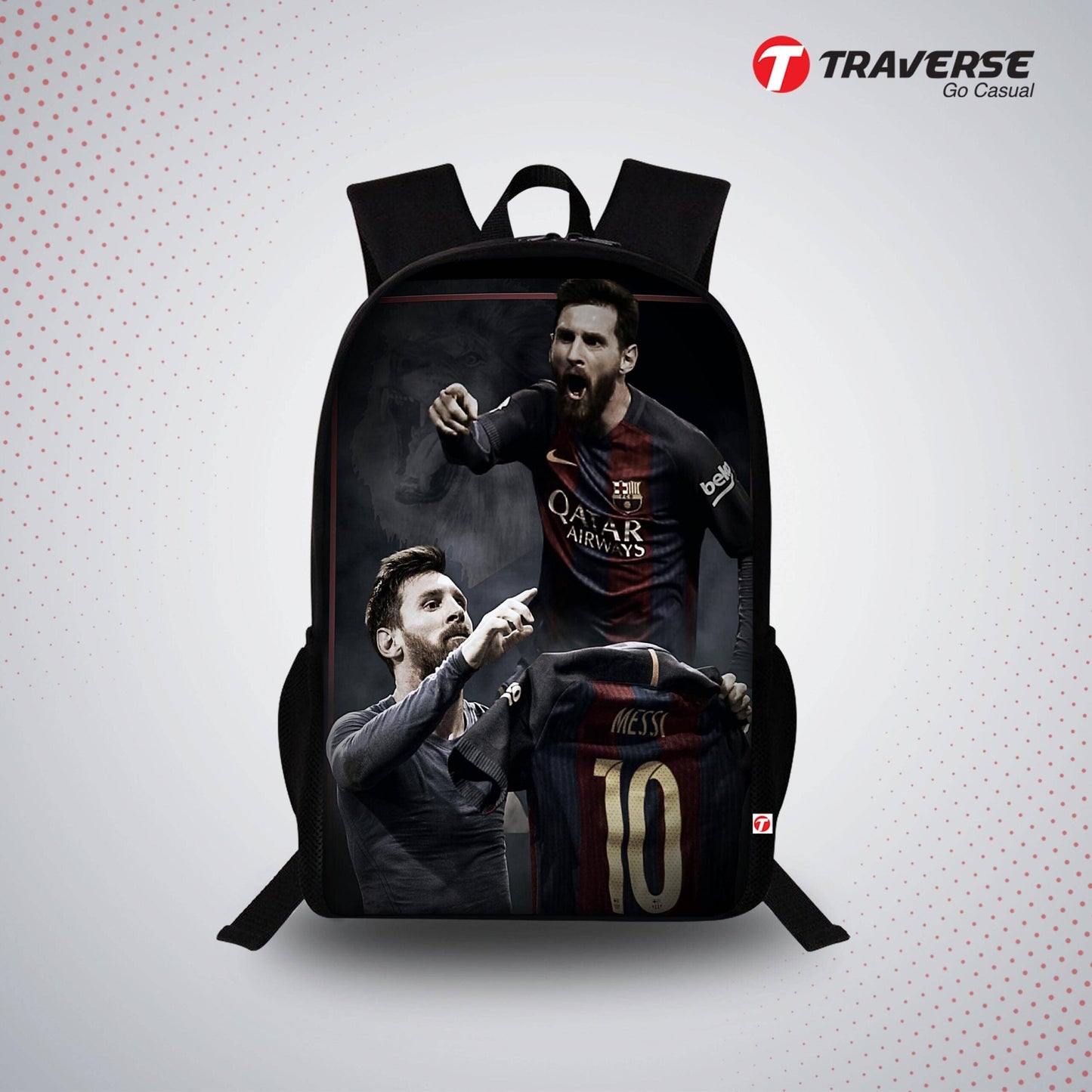 Messi Digital Print Backpack