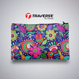 Floral Pencil Pouch For Girls (Digitally printed on Cloth)