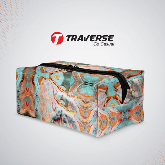 Abstract Box Pouch (Digitally printed on Cloth)