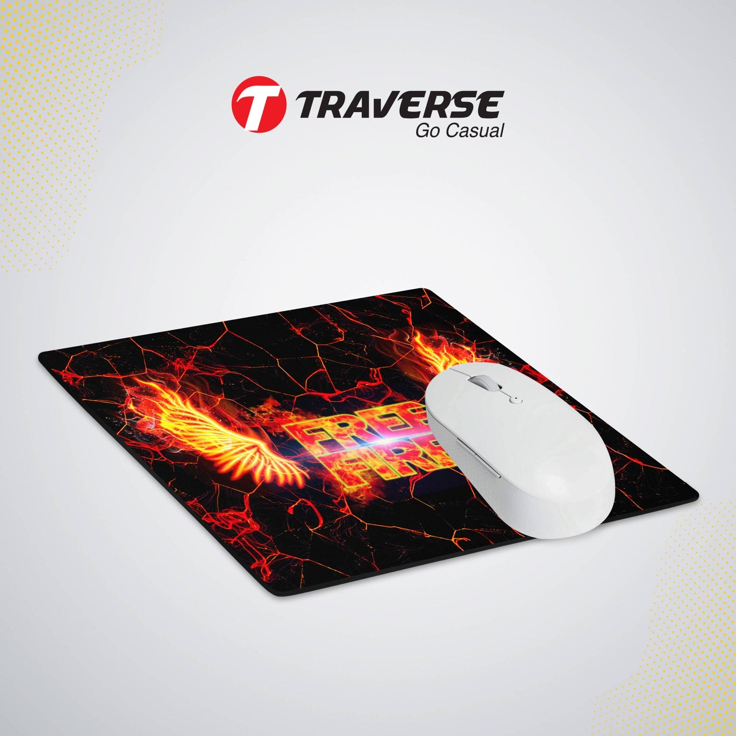 Digitally printed Free Fire Computer mouse pad