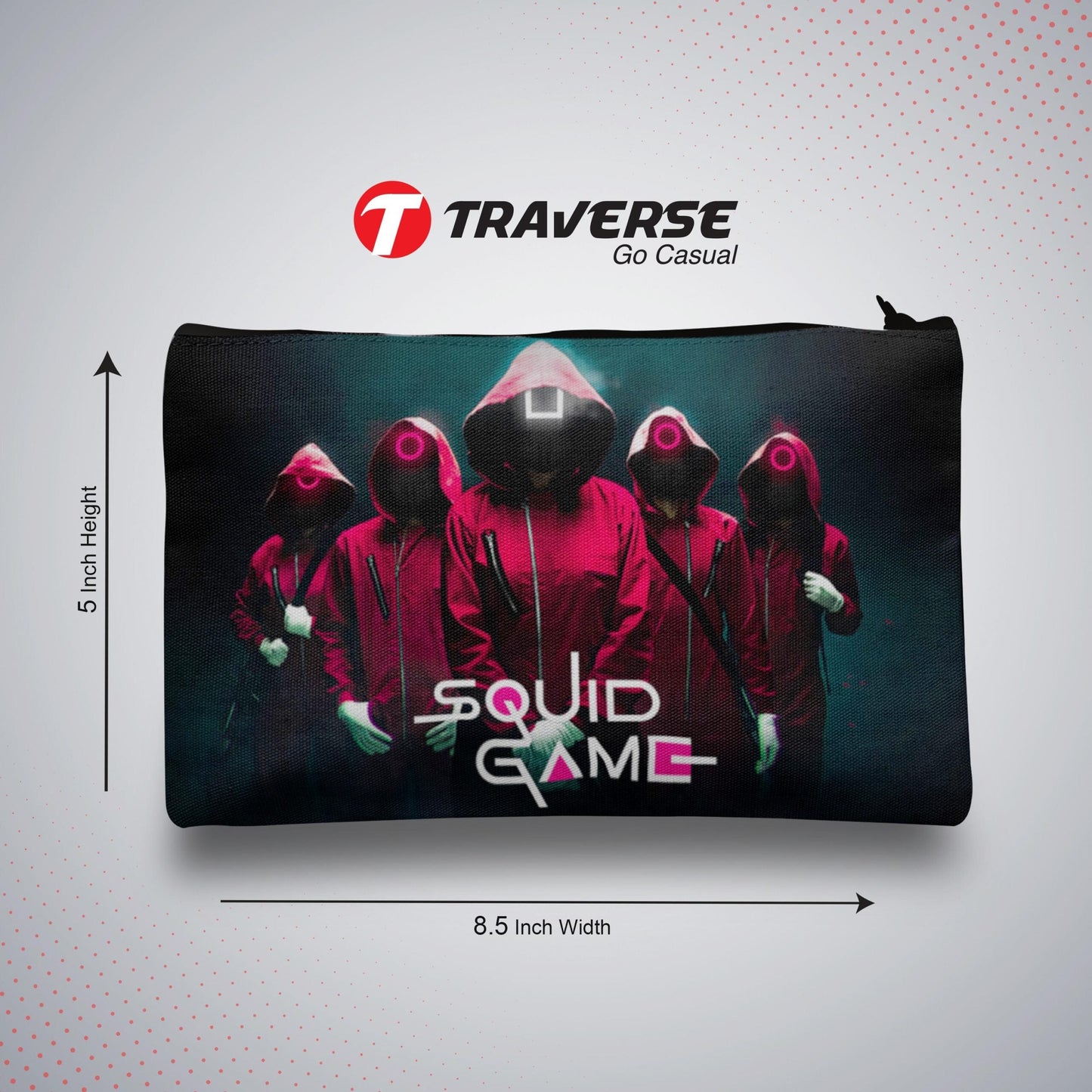 Squid Game Pencil Pouch (Digitally printed on Cloth)