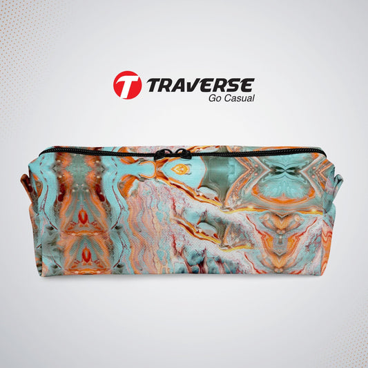 Abstract Box Pouch (Digitally printed on Cloth)