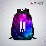 BTS-Kids Bag (Digital Printed BTS Backpack for Class 1 to 3)