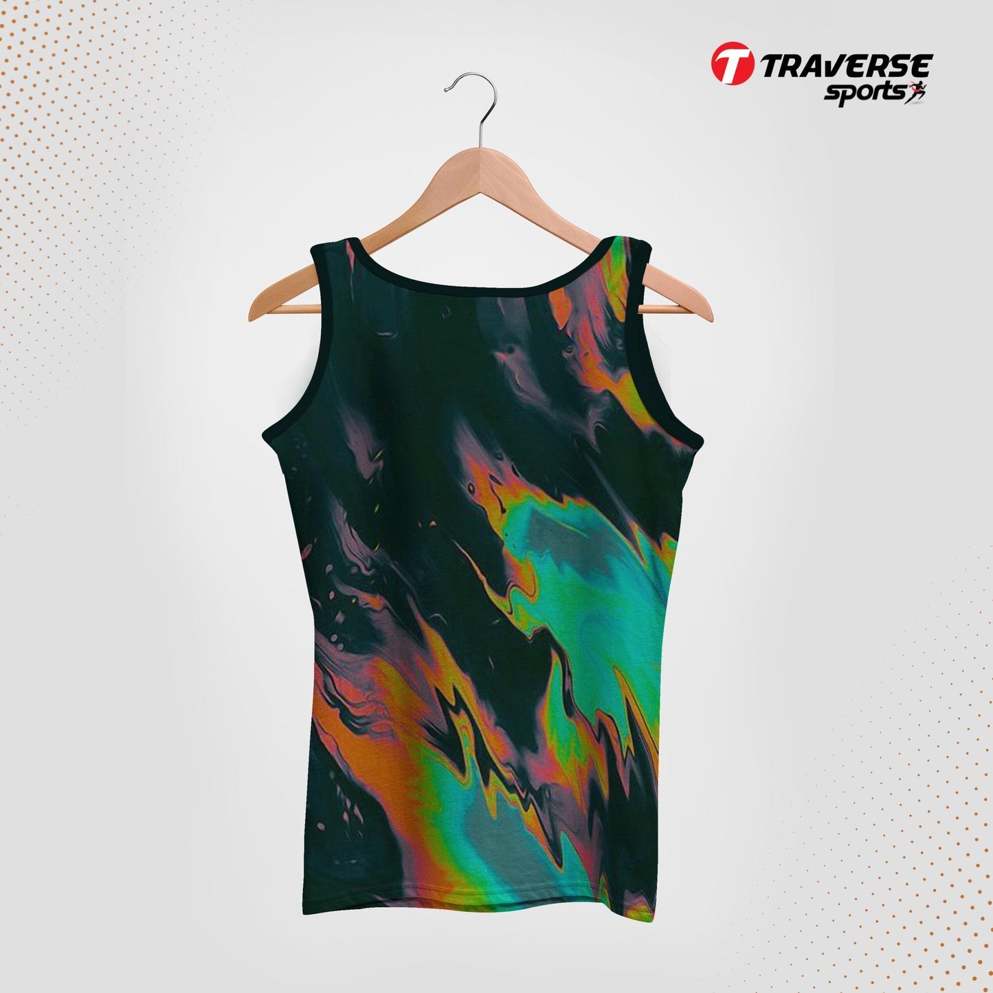 Digitally Printed Fashion Tank Top for Men by Traverse