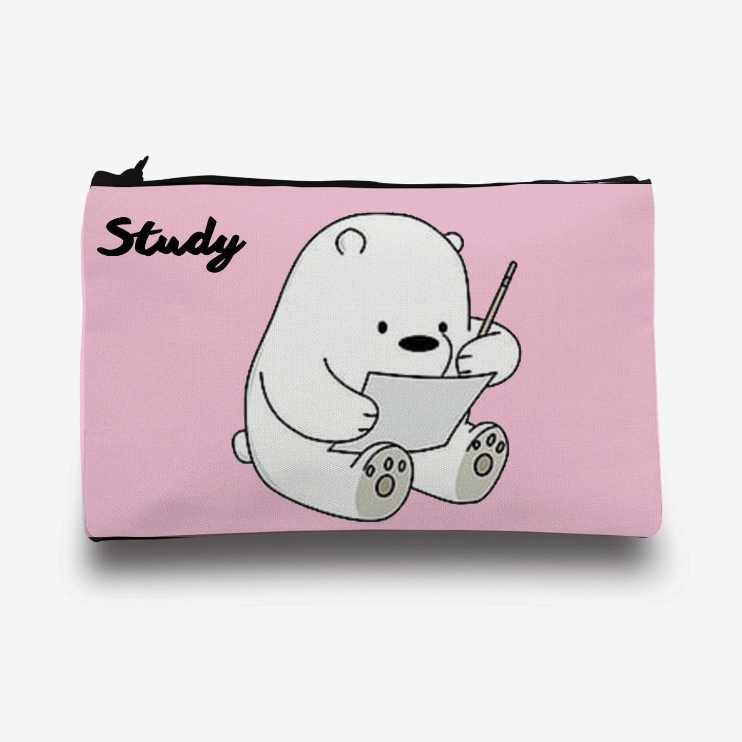 Traverse Bears pencil pouch for boys & girls. Digitally printed on Fabric with both sides printed