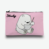 Traverse Bears pencil pouch for boys & girls. Digitally printed on Fabric with both sides printed