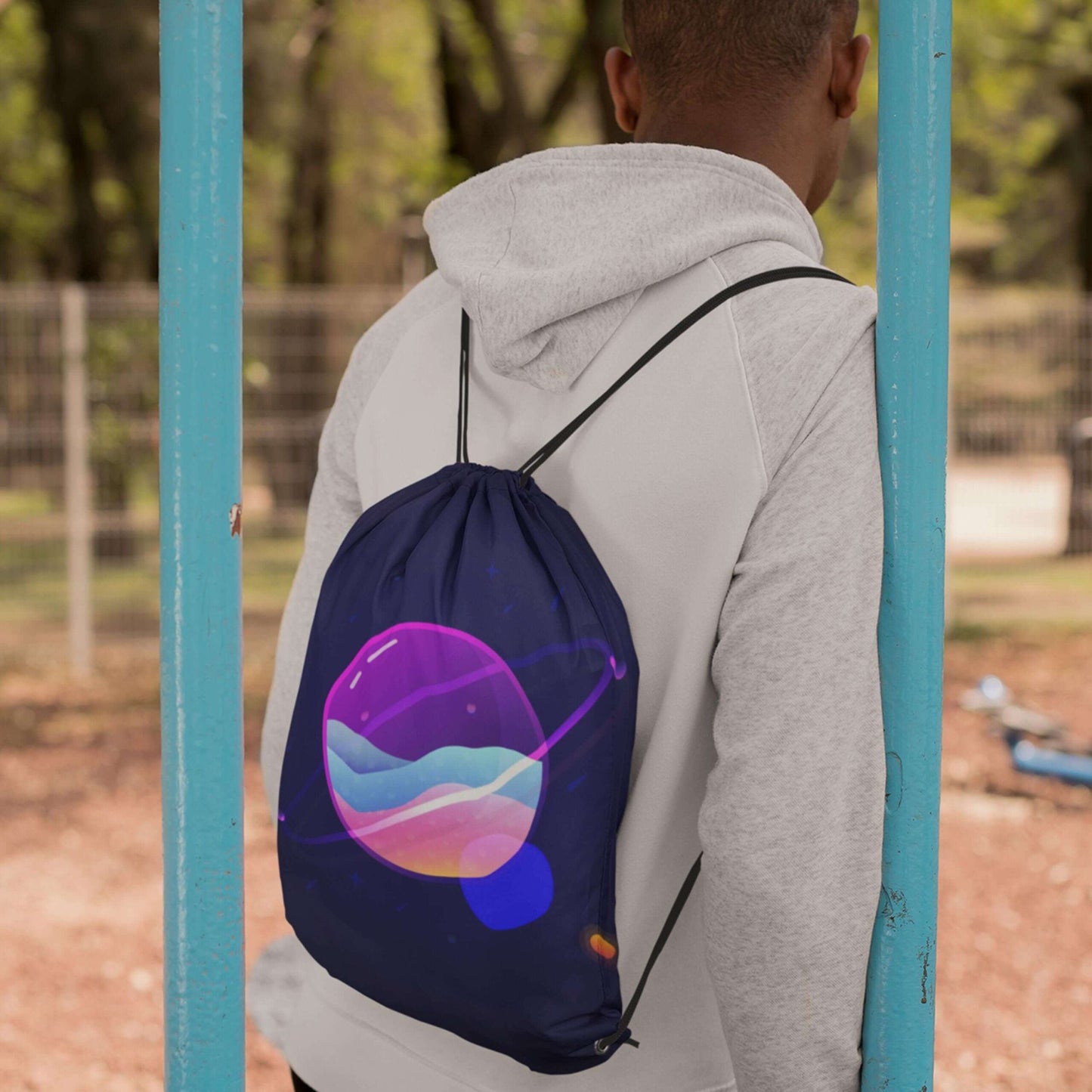 Digital Printed Drawstring Bag