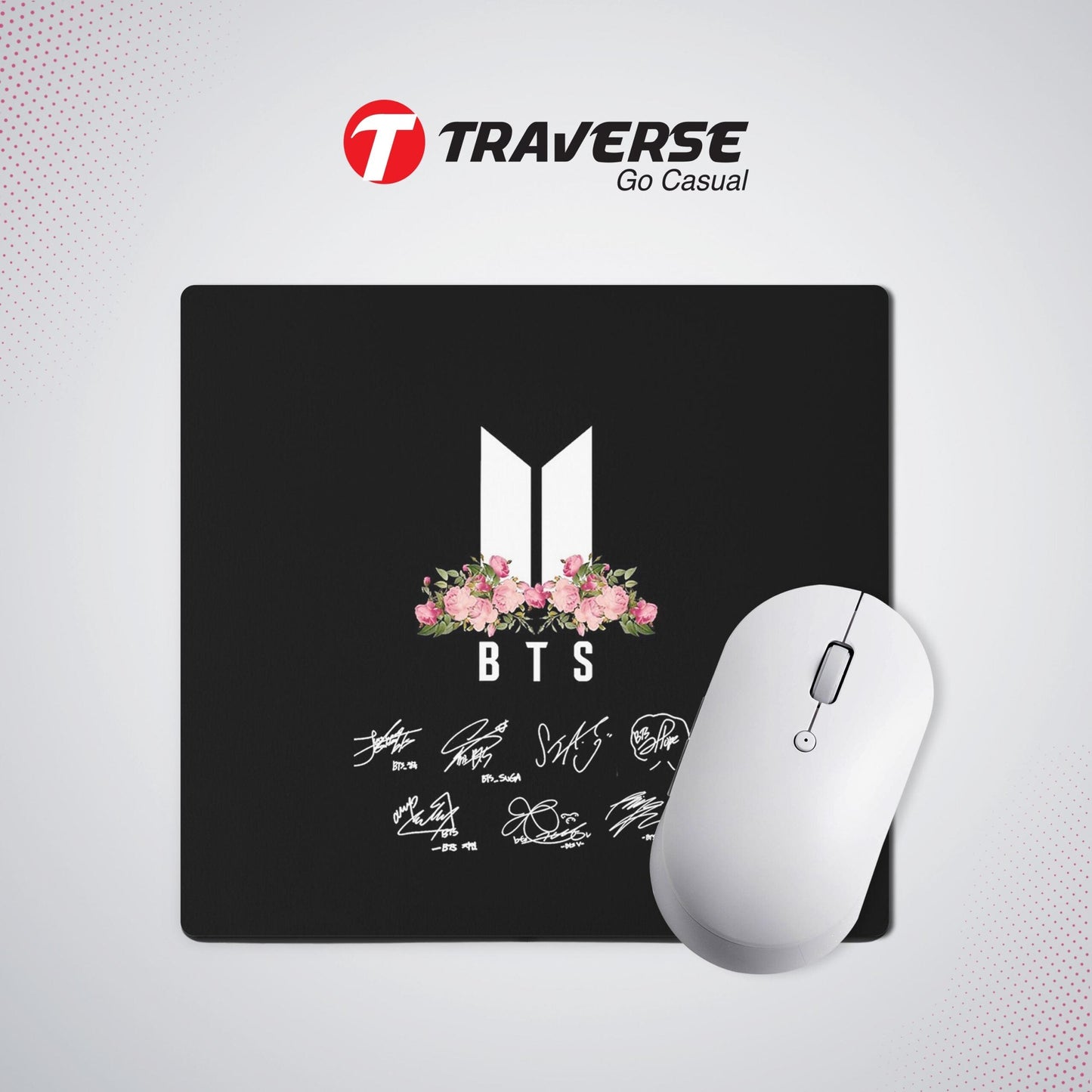 Digitally printed BTS Computer Mouse Pad