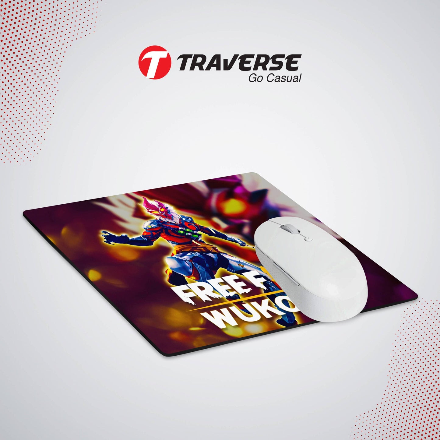 Digitally printed Free Fire Computer mouse pad