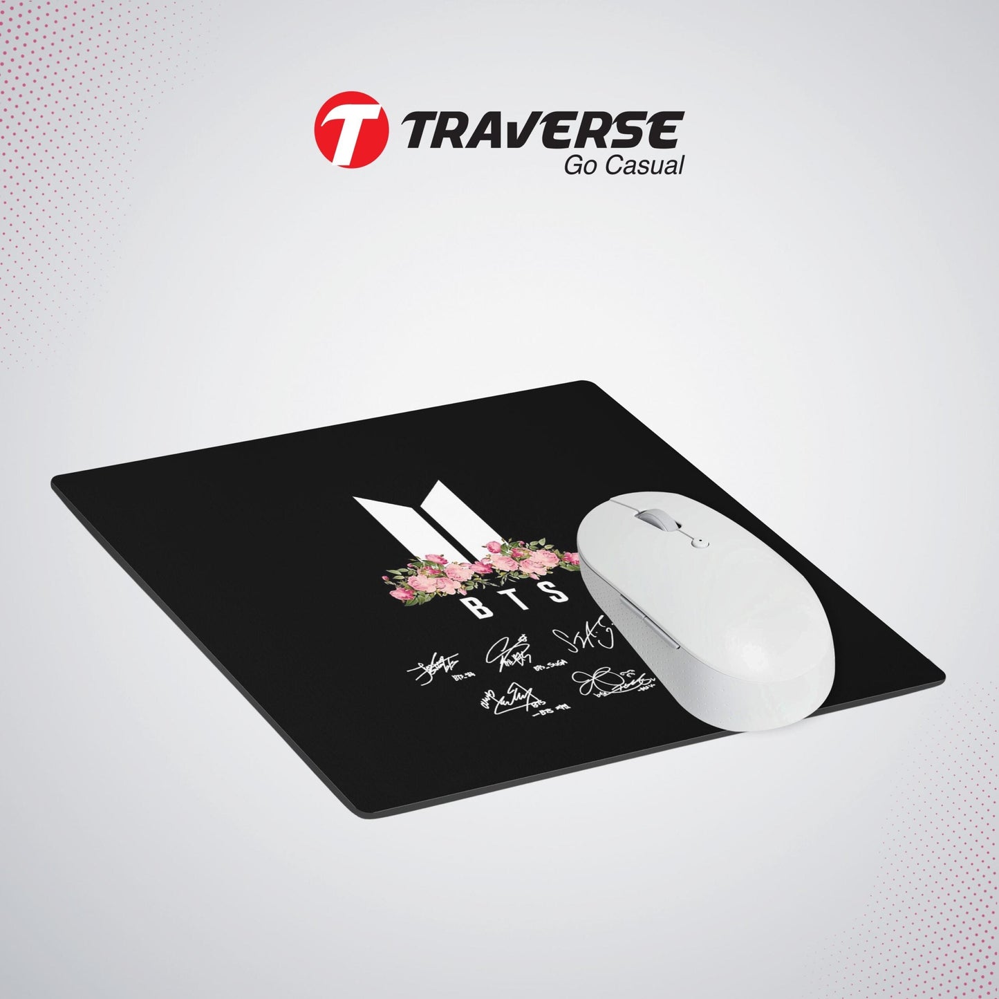 Digitally printed BTS Computer Mouse Pad