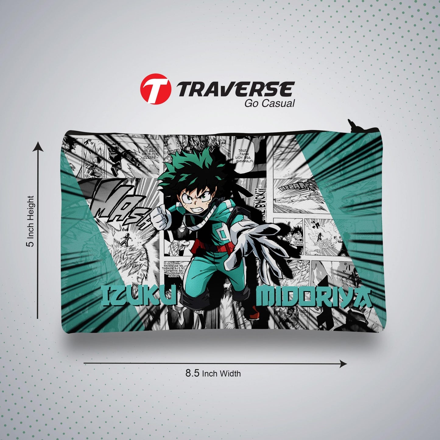 Traverse (Anime) Pencil pouch for Boys & Girls. Printed on Fabric.