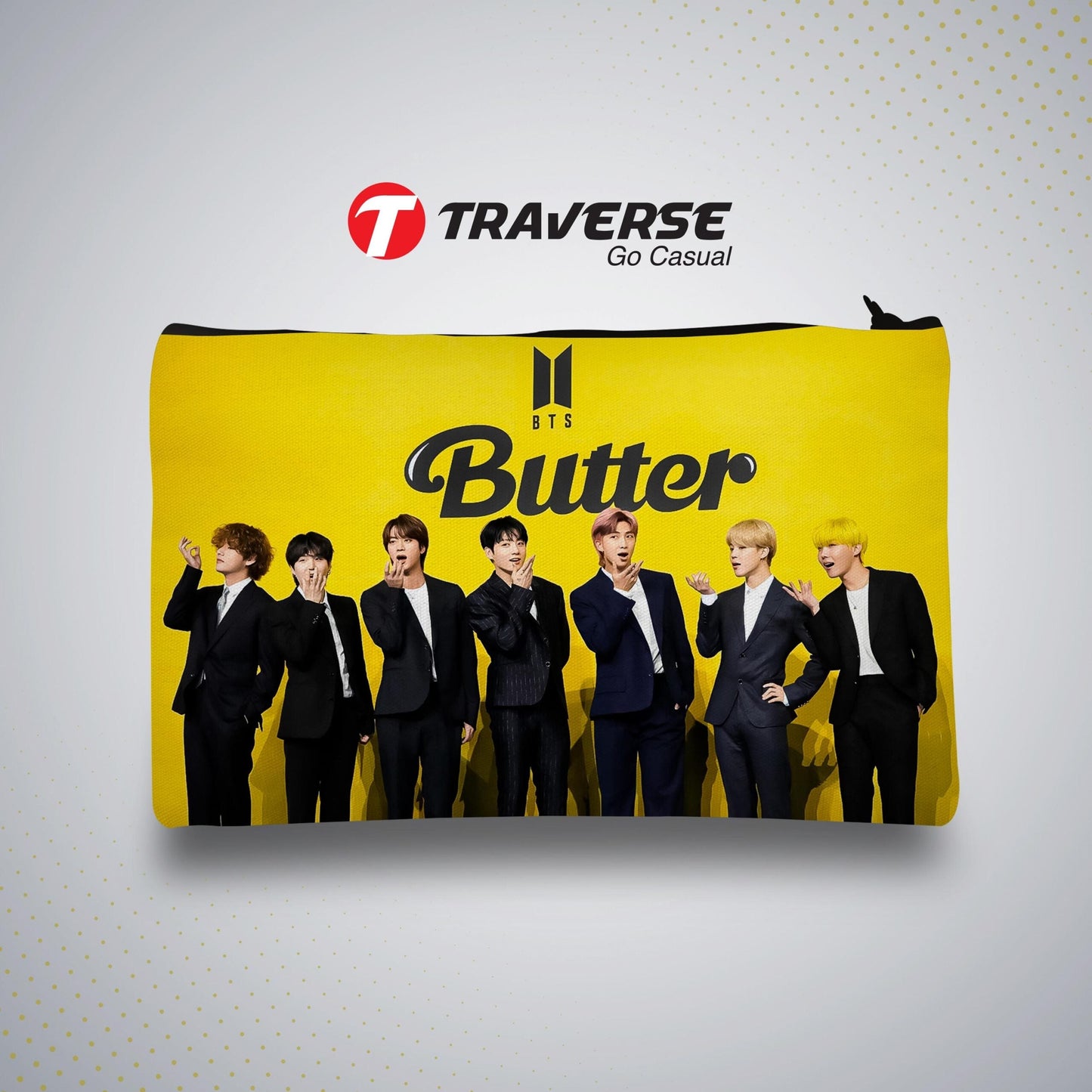 BTS Pencil Pouch (Digitally printed on Cloth)