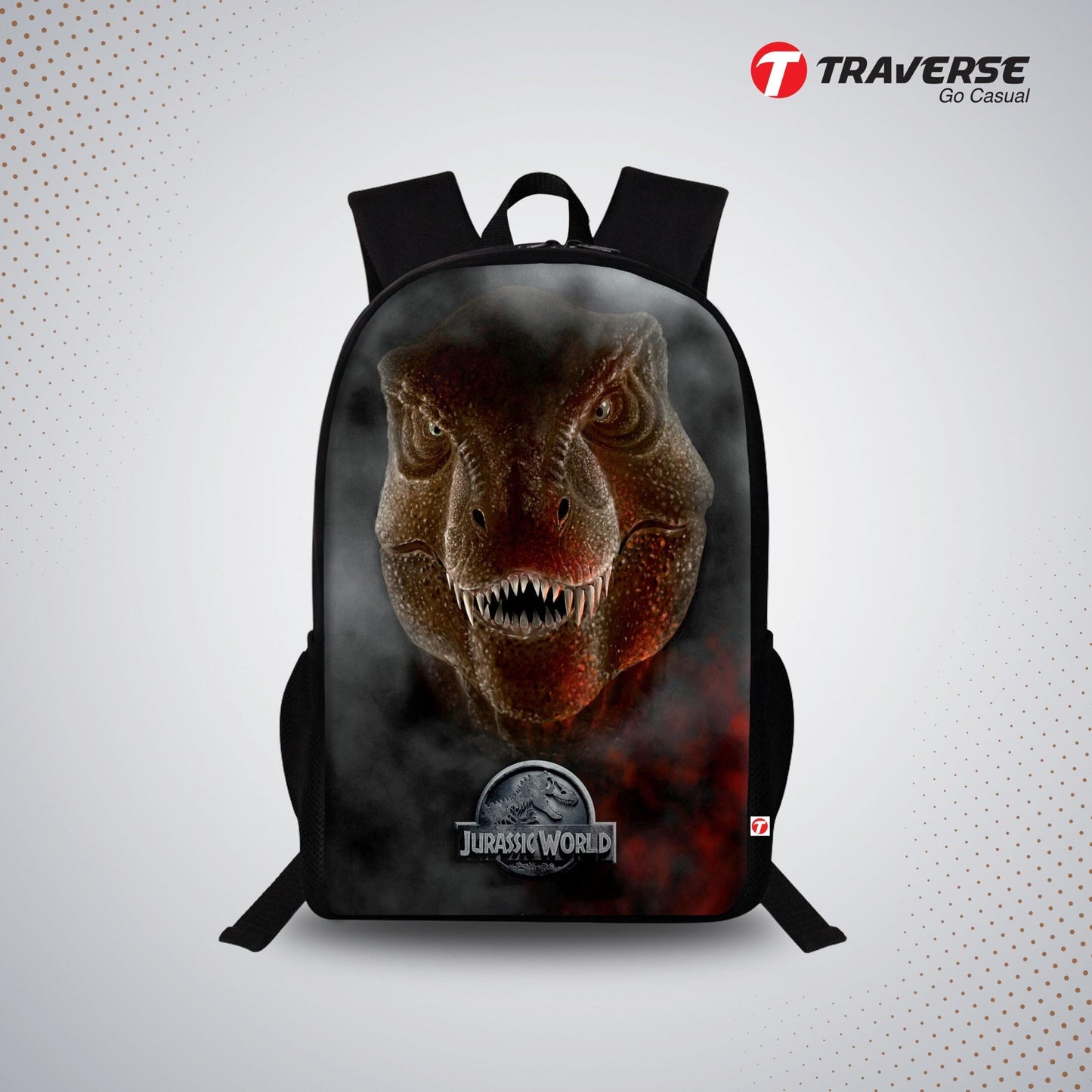 Dinosaur Roar Digital Printed Bag for Girls