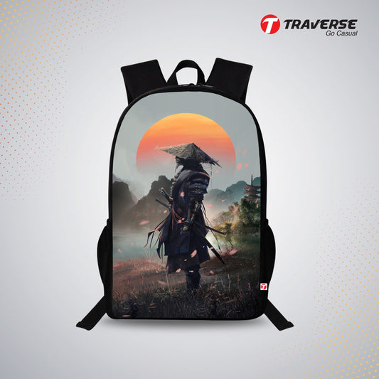 Traverse Japanese Trap & Hip Hop Bags For Boys & Girls. Digitally printed on Fabric with latest technology. Dual Compartment large backpack