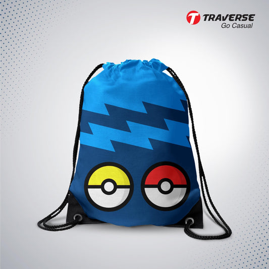 Pokemon Digitally Printed Drawstring Bag