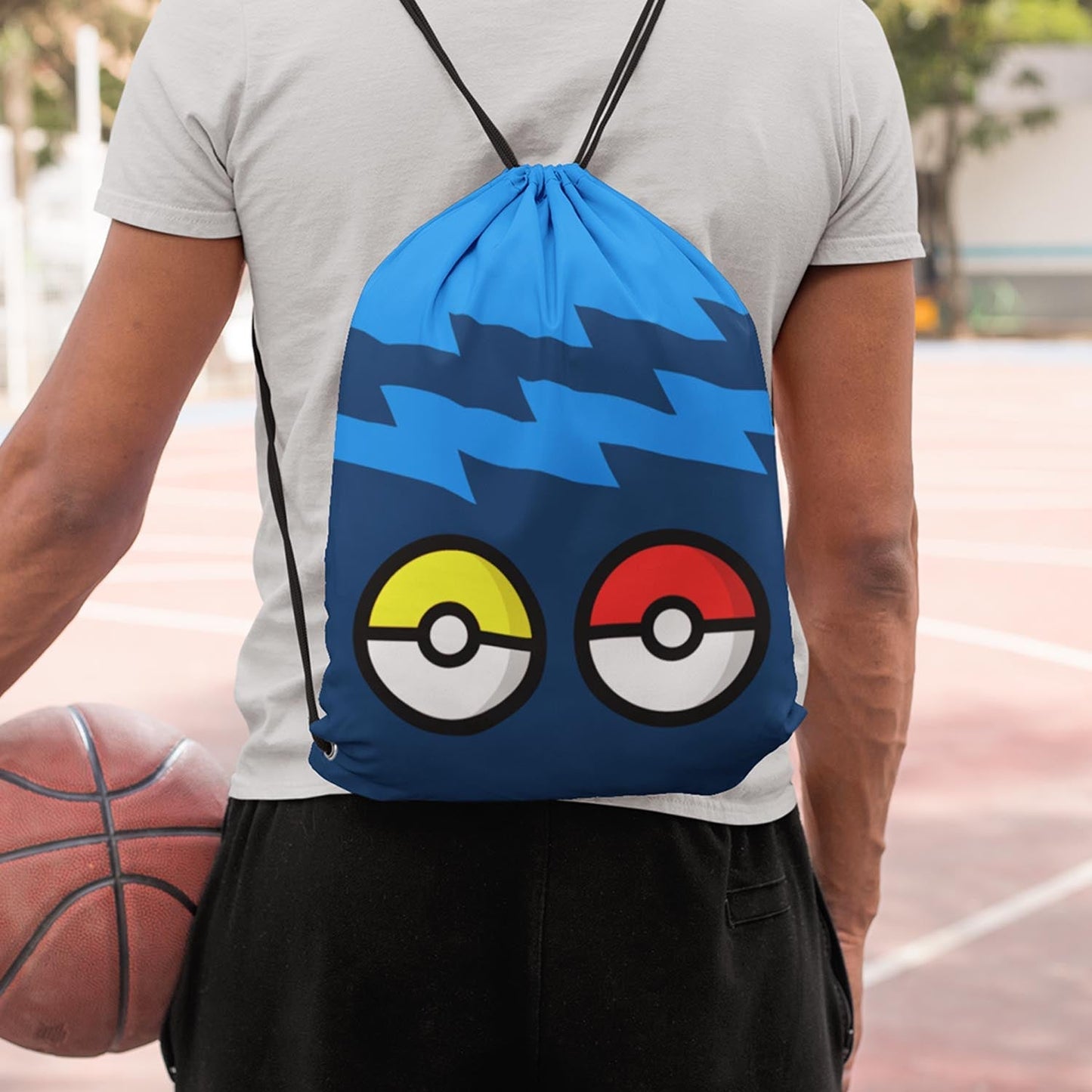 Pokemon Digitally Printed Drawstring Bag