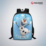 Kids Bag Frozen Digital Printed Backpack for Class 1 to 3