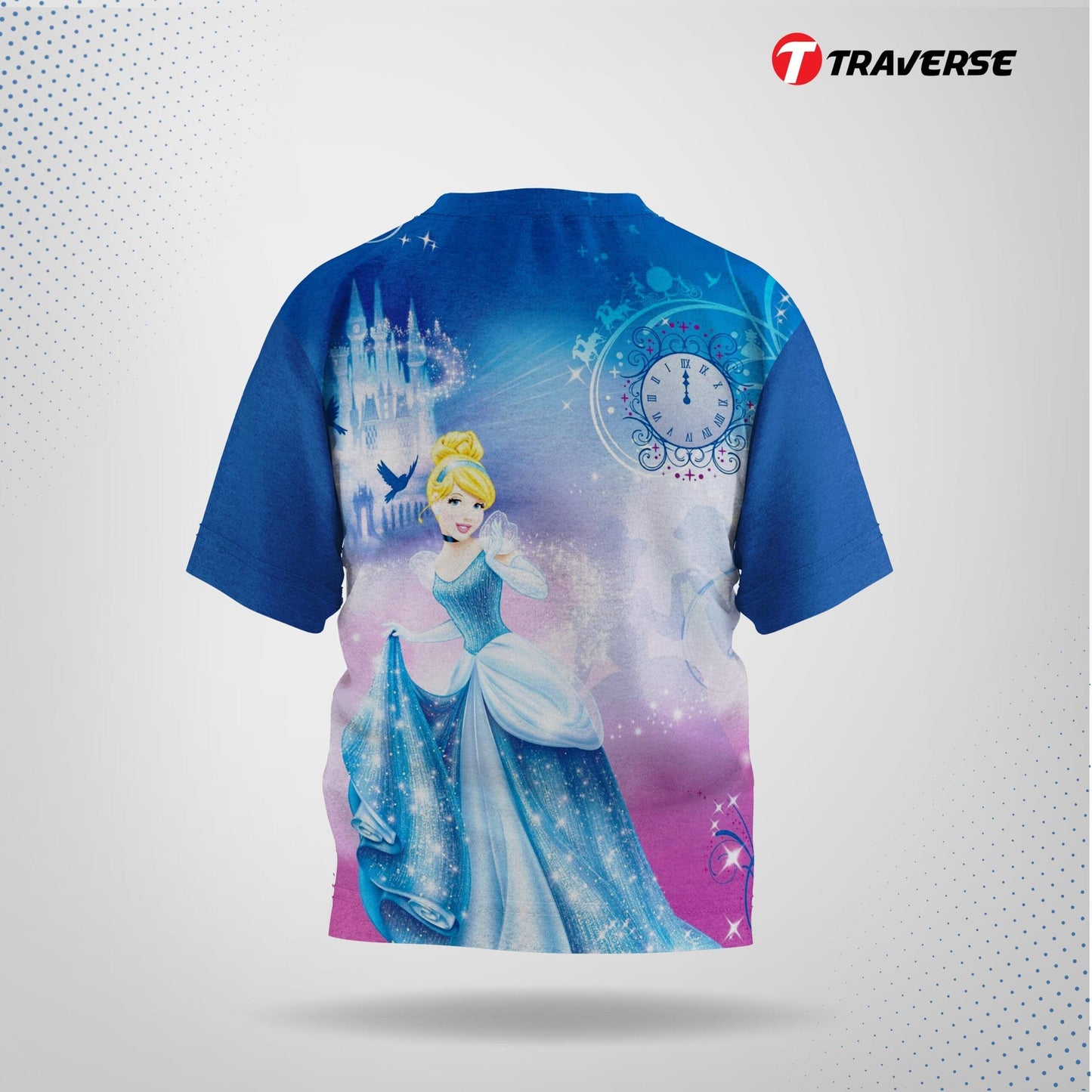 Cinderella Digitally Printed Fashion T-shirt for Kids by Traverse
