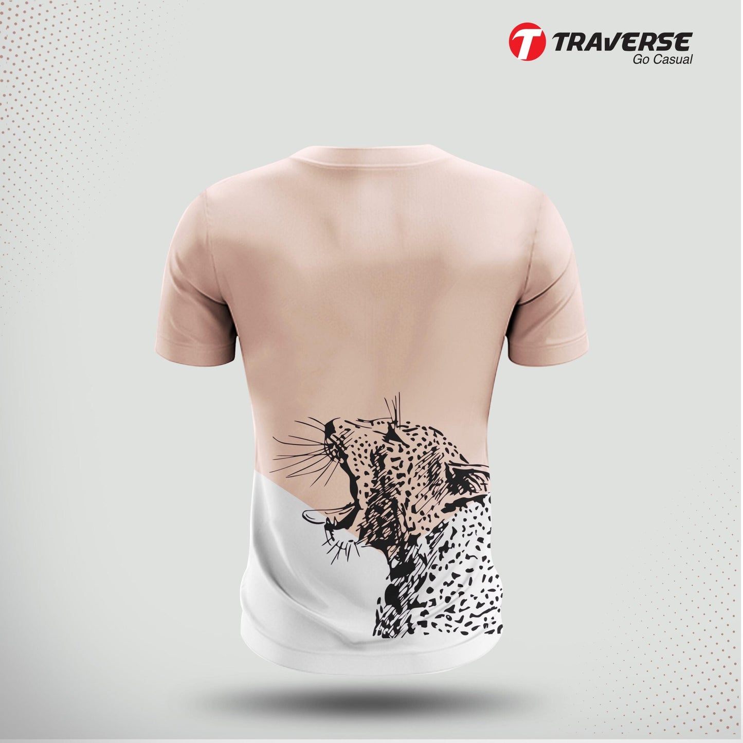 Tiger Printed T-Shirt for Men by Traverse