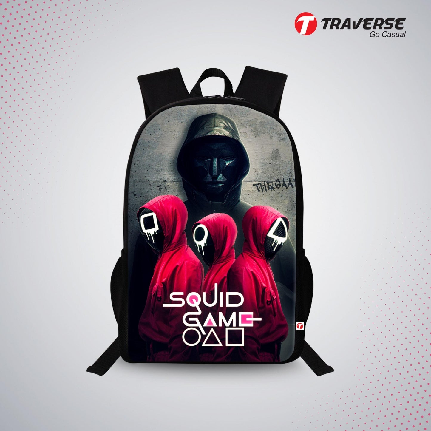 Squid Game Digital Printed Bag for Girls