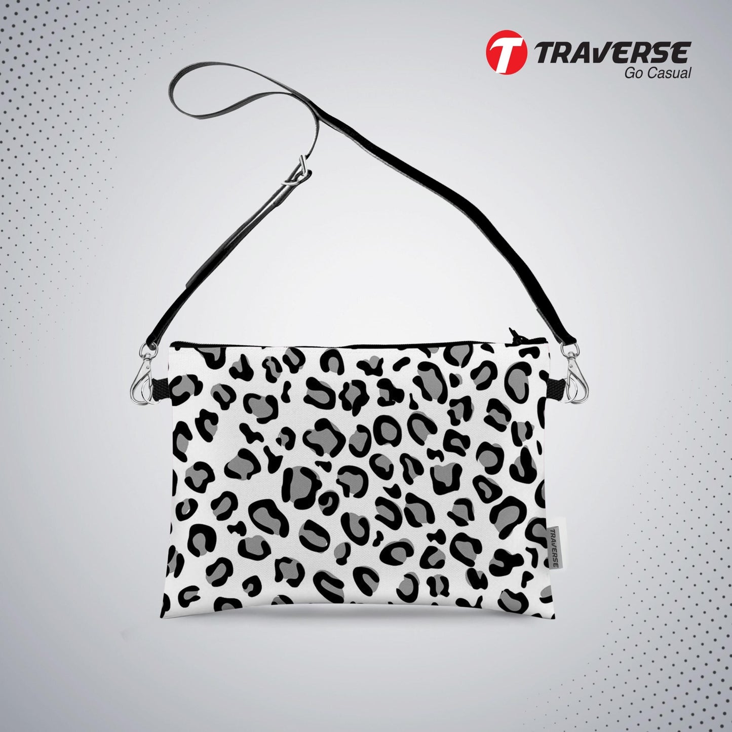 Girl Pouch - Floral Pouch (Digitally printed on Cloth) with shoulder strap