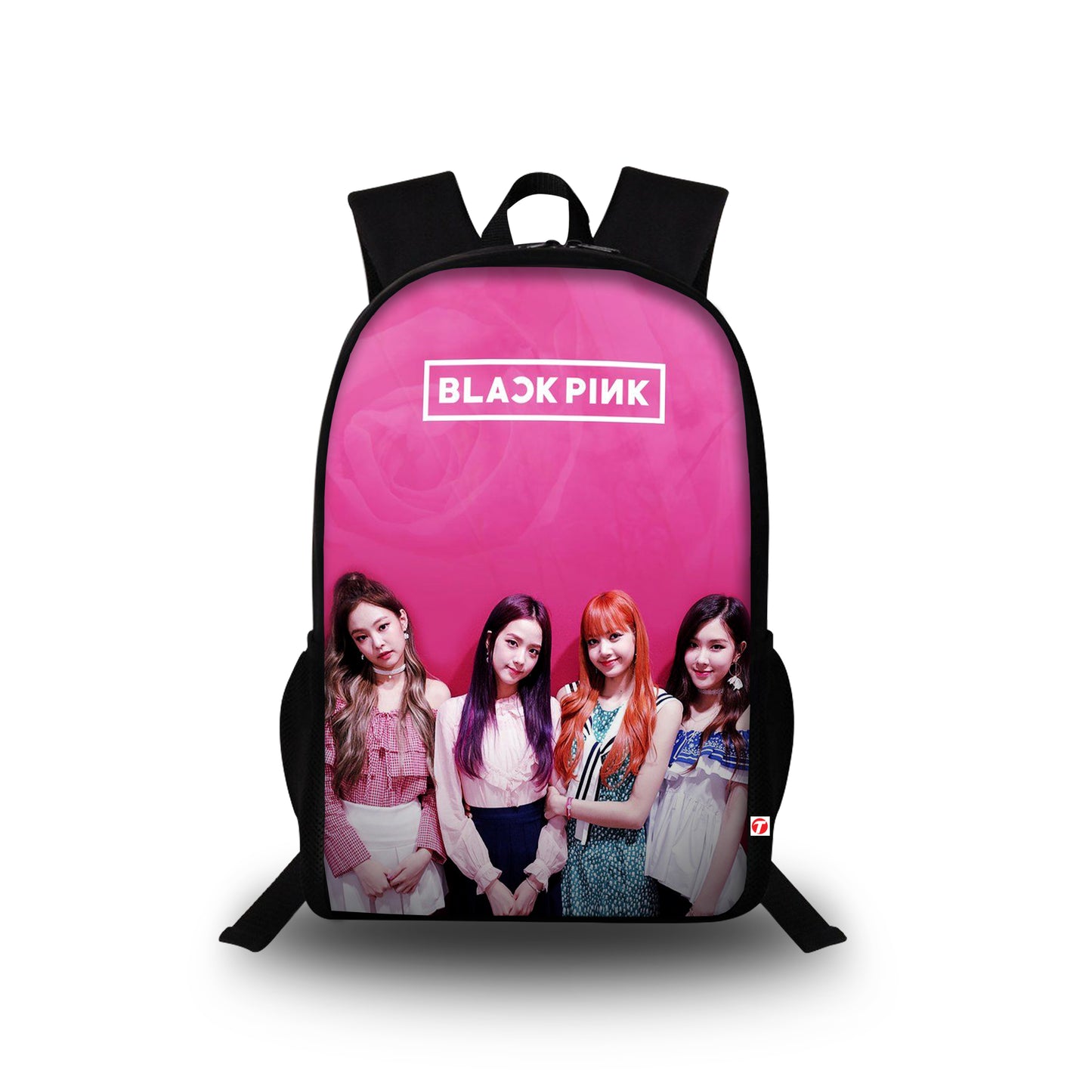 Black Pink Digital Printed Bag for Girls