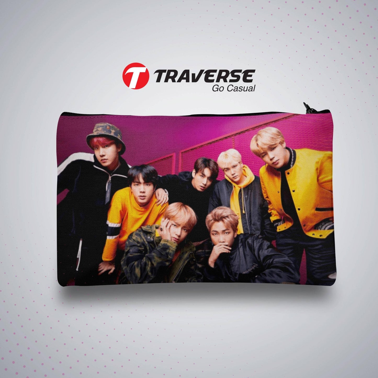 BTS Pencil / Pen Pouch (Digitally printed on Cloth)