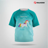 Unicorn Digitally Printed Fashion T-shirt for Kids by Traverse