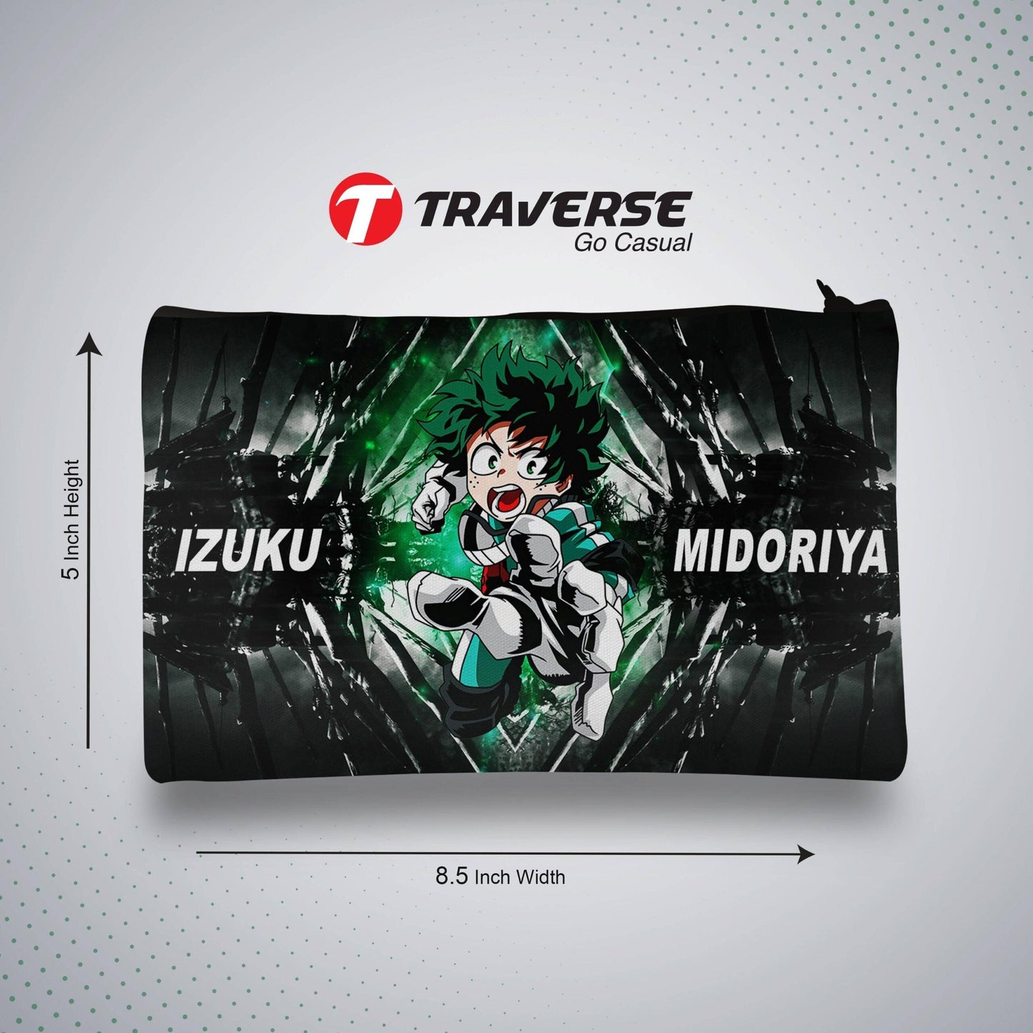 My Hero Academia Pencil Pouch (Digitally printed on Cloth)
