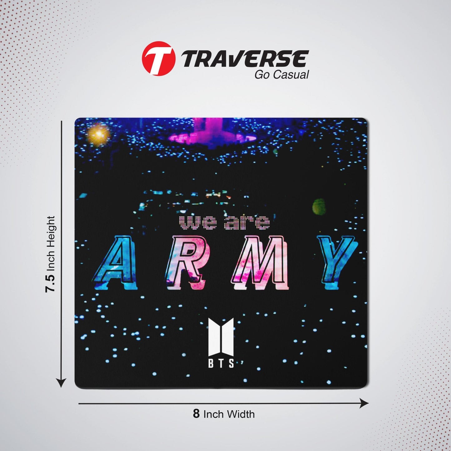 Digitally printed BTS Computer Mouse Pad